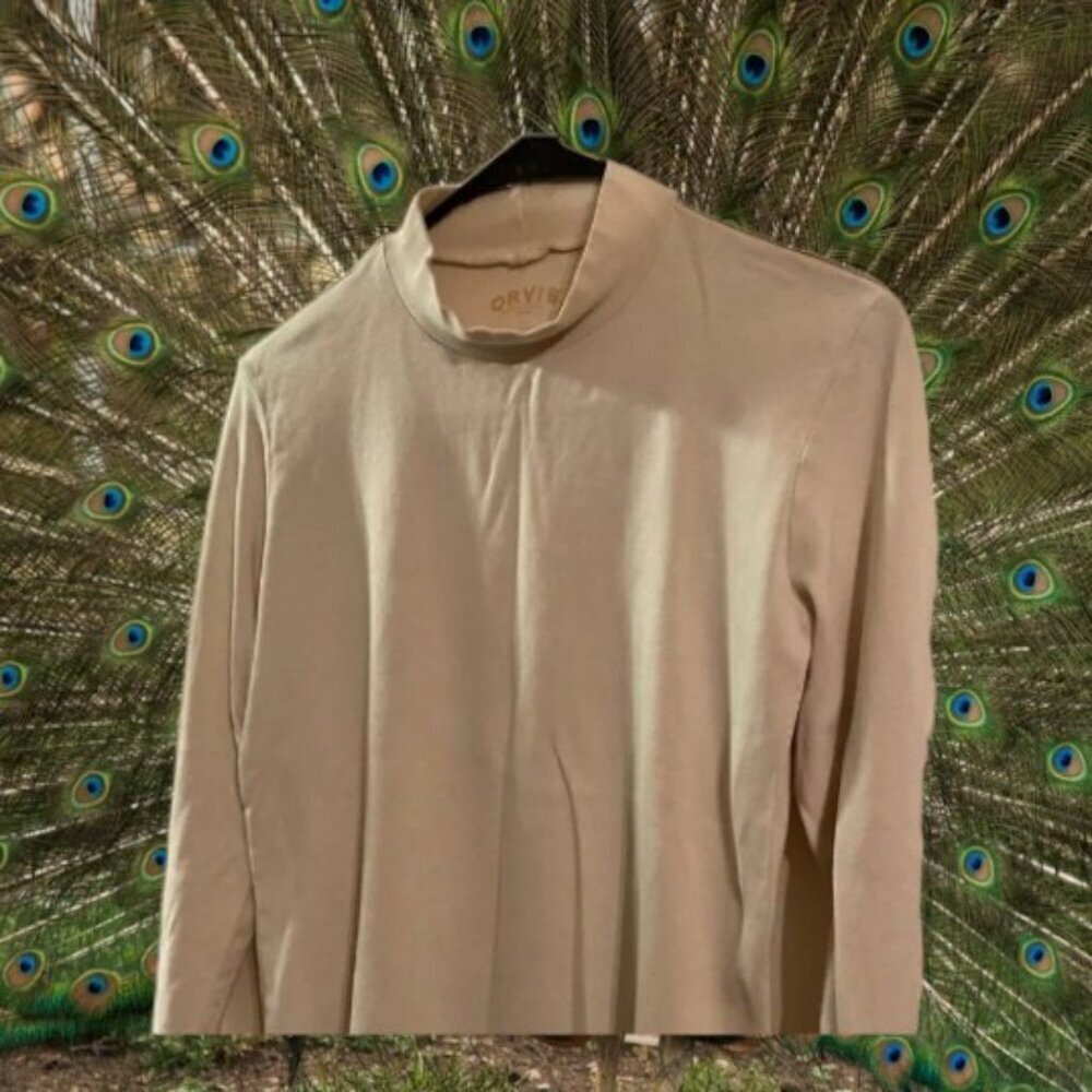 Orvis Mock Cream Turtleneck - Picture 3 of 7